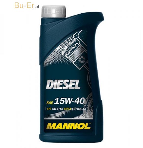 MANNOL Diesel 15W-40 Motoröl 1l